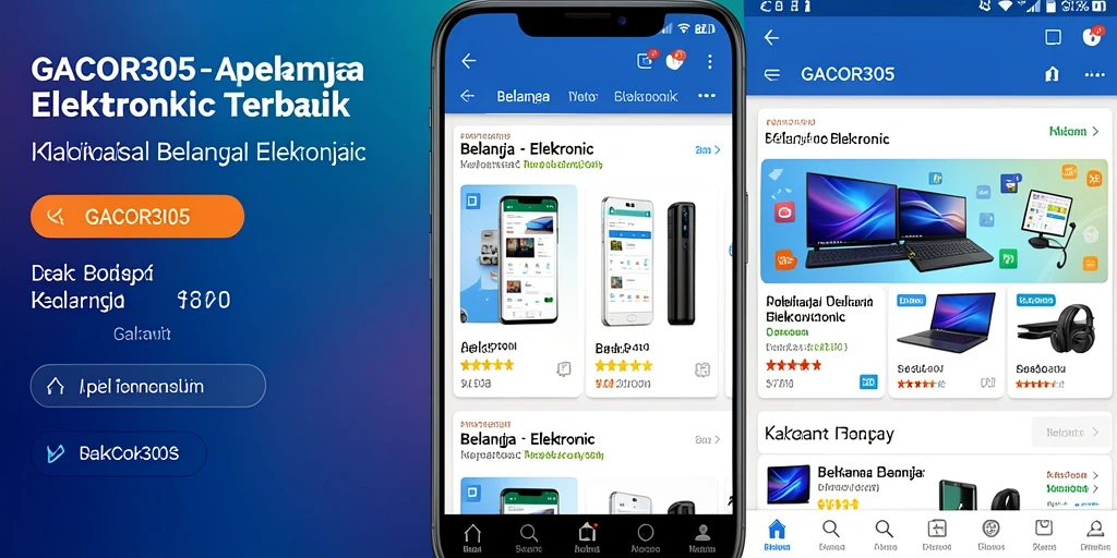 Tampilan antarmuka GACOR305 yang modern dan user-friendly.