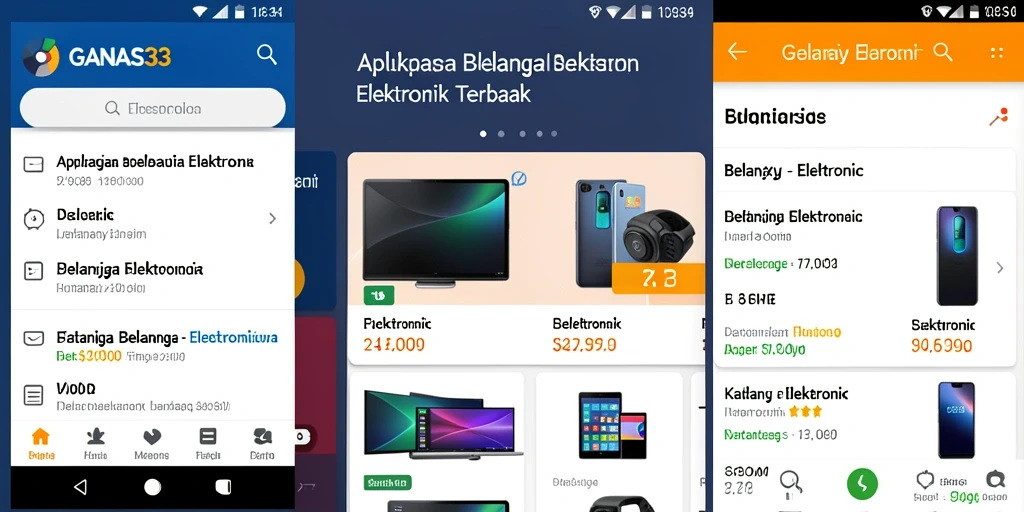 Tampilan antarmuka aplikasi GANAS33 yang modern dan intuitif.